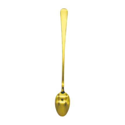 Cucharon para mezclar con mango redondo dorado 3PCS