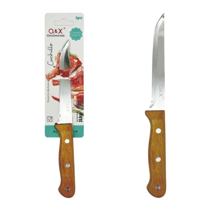 Cuchillo de cocina japonés en roble (17.8 cm) - Imagen 1