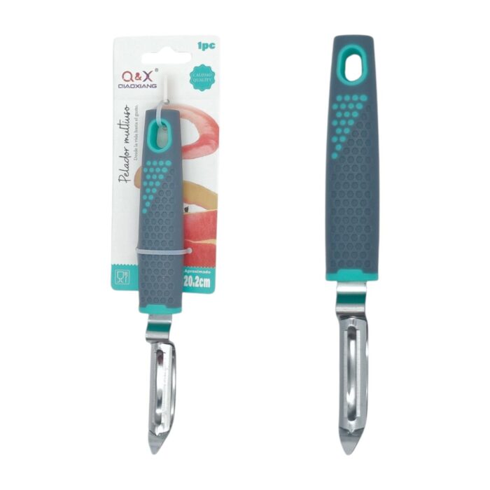 5617e9a7-3069-42f4-a0bb-75f0fc208904.jpg Rallador curvado ergonómico con mango gris de plástico - Imagen 1