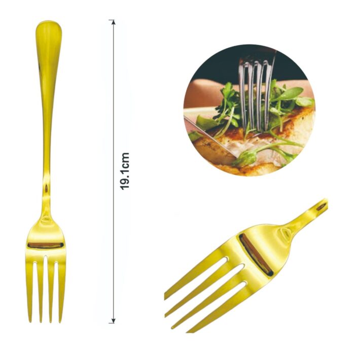 576c8326-2b09-4dab-8ae6-511d028d7756.jpg Tenedor para pescado con mango redondo dorado 3PCS - Imagen 2