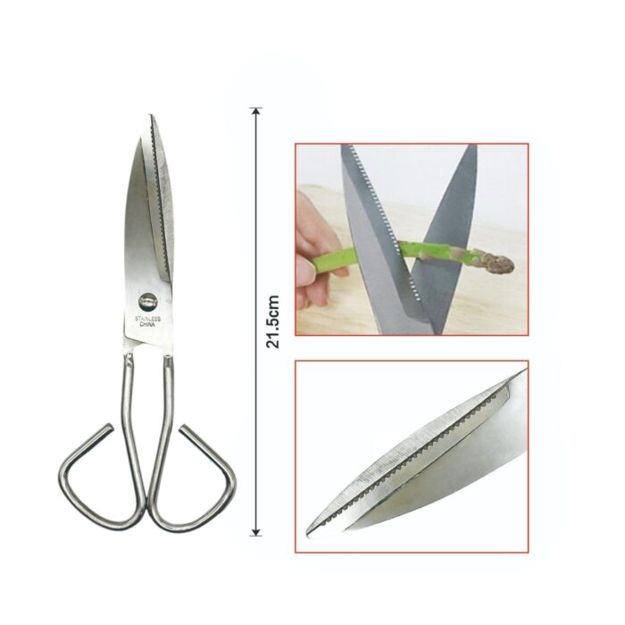 5b4d3894-bd37-453c-b053-fed6ce920bbb.jpg Tijeras de cocina de acero inoxidable (17.8 cm) - Imagen 2