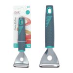 Rallador Y con Mango de Plástico Gris para Verduras, Frutas y Quesos