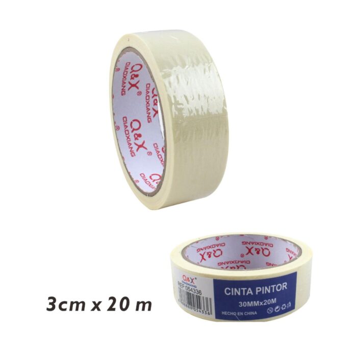 64cae26a-af30-4615-a766-1cd3725a4d8a.jpg Cinta adhesiva masking tape 3.0 cm x 20 m - Imagen 2