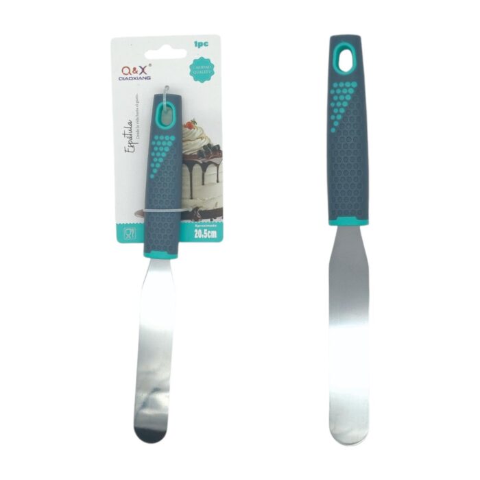 Espátula mini con mango gris de 14 cm - Imagen 1
