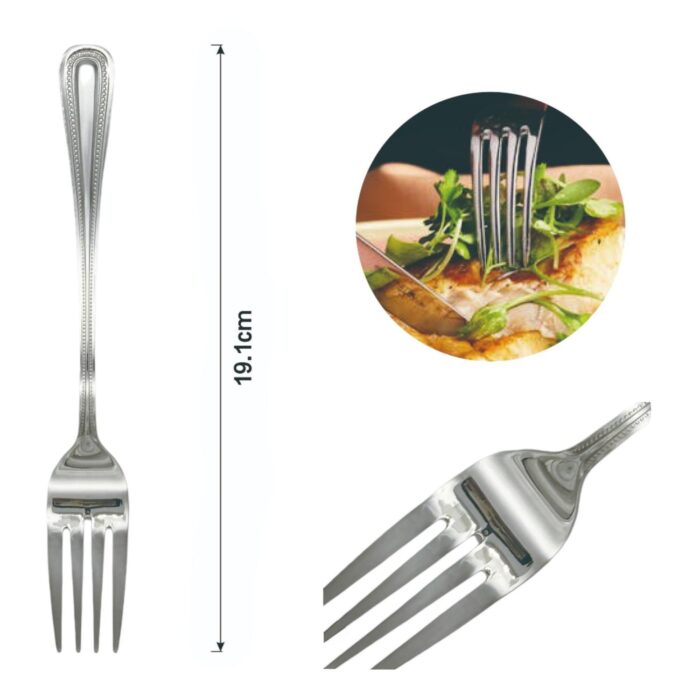 Tenedor para pescado con diseno de puntos 3PCS - Imagen 2