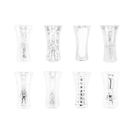 Conjunto de 25 Floreros de Cristal para Flores 25cm