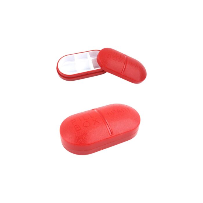 Pastillero Cápsula 6 Compartimentos para Medicamentos Diario - Imagen 2