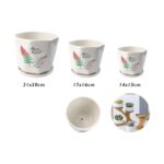 Juego de 3 macetas de cerámica modelo TX6709488 - Imagen 2