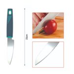 Cuchillo de gran tamaño para frutas con mango plástico gris - Imagen 2