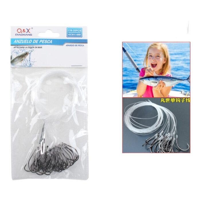 Con Hilo Gancho Maruse 17#-35 Gancho, 45Cm-0.4Mm - Imagen 1