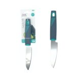 Cuchillo de gran tamaño para frutas con mango plástico gris