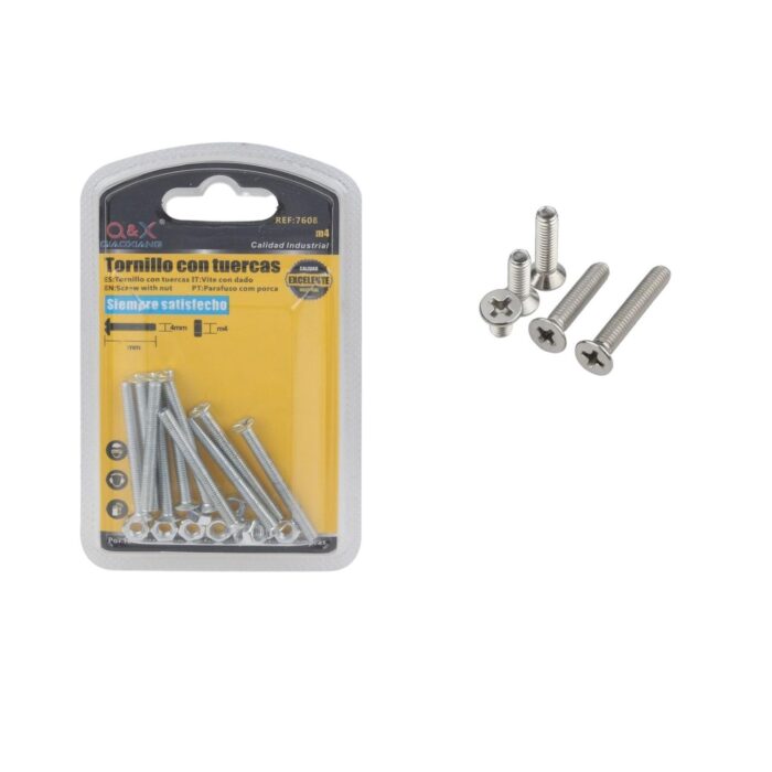 7532f33f-090d-45f1-a893-81640906069e.jpg Perno Cruzado Con Tuerca 4*30+M4 - Imagen 1