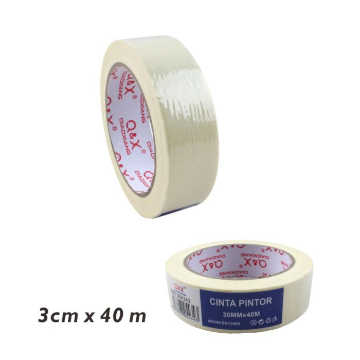 759eefcd-643b-4b33-b479-aff85ebae2e4.jpg Cinta adhesiva masking tape 3.0 cm x 40 m - Imagen 2
