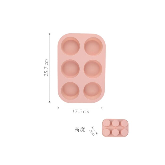 63992795 Molde de Silicona para 6 Porciones - 25.7×17.5×3 cm - Imagen 5