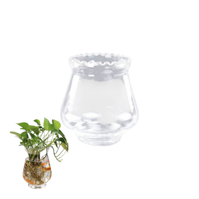 798a7727-ae1c-4714-b8c2-494ed340e4c4.png Florero Diseño Melón (20cm) Moderno para Decoración Elegante - Imagen 1