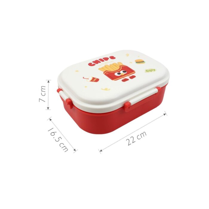 7bdb3c62-7bef-4642-b3de-9facf643587f-1.jpg 6885 Fiambrera Hamburguesa Y Patatas Fritas 22*16,5*7 - Imagen 5