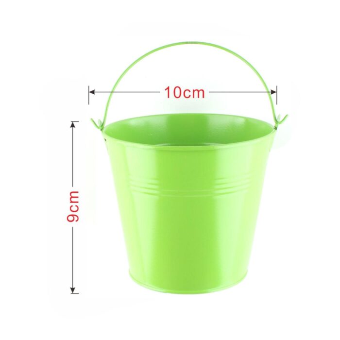 7beab40a-2f46-4afa-9c8e-efed37d9d2a5.jpg Cubo pequeño de hierro pintado 10x9x7 cm - Imagen 2