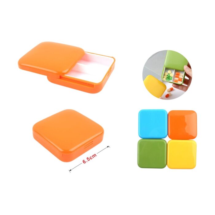 Pastillero Con 2 Compartimentos tapa deslizante - Imagen 3