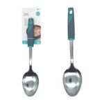 Cucharón de jugos con mango de plástico gris