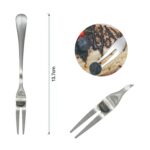 Tenedor para aperitivos con mango redondo 6PCS - Imagen 3