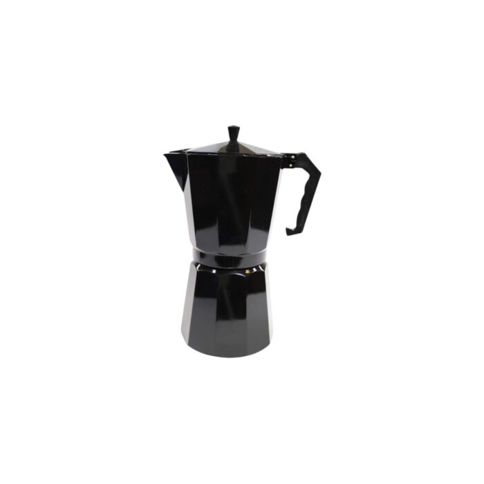 82dd60c9-a1c7-4804-a024-f2977615b8cb.jpg Cafetera italiana negra capacidad 1/2 taza - Imagen 1