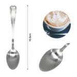 Cucharon pequeno para cafe con diseno floral 6PCS 10.5 - Imagen 2