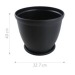 6113LS Maceta de plastico 40 x 32.7 cm - Imagen 2