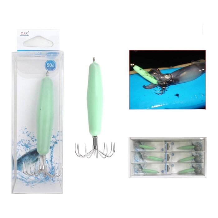 89df752c-3930-4399-8bca-003efb11f328.jpg Colgante De Plomo Cil¨ªndrico Luminoso Con Funda De Cuero 50G - Imagen 1