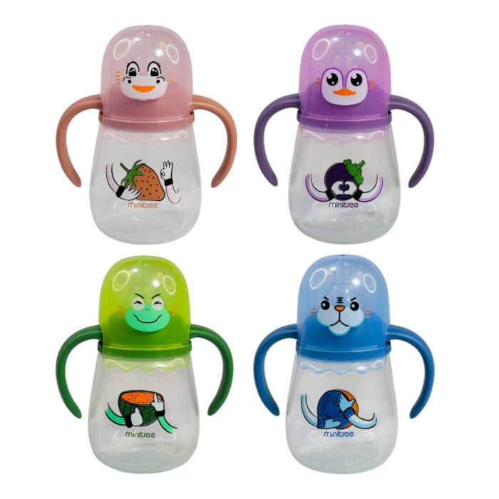 Mamadera diseño caritas kawuai (150 ml) - Imagen 1