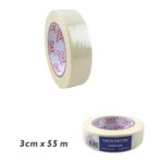 Cinta adhesiva masking tape 3.0 cm x 55 m para uso industrial y doméstico - Imagen 2