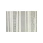 Set de 6 Individuales Rectangulares Zigzag con Acabado en Hilo Plateado (30x45 cm) - Imagen 5