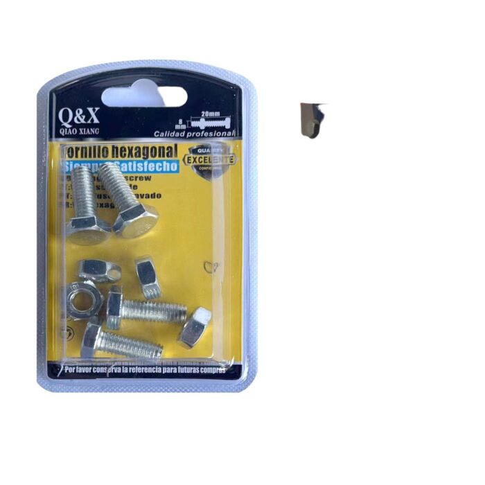 8dfa9dfd-2432-454b-bf27-2abb174aed92.jpg Perno Hexagonal 8*20 + Tuerca M8 - Imagen 1