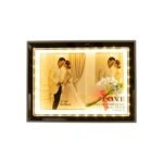 Marco de fotos horizontal Matrimonio 15x20cm (luz LED USB) - Imagen 4