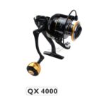 Carrete de pesca metálico QX4000 (versión estándar/con mango de plástico)