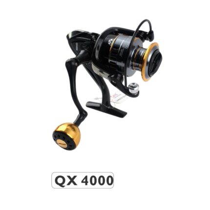 Carrete de pesca metálico QX4000 (versión estándar/con mango de plástico)