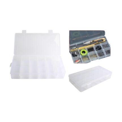 Caja De Plastico Desmontable De 18 Compartimentos 22,7*11,3*4,3Cm