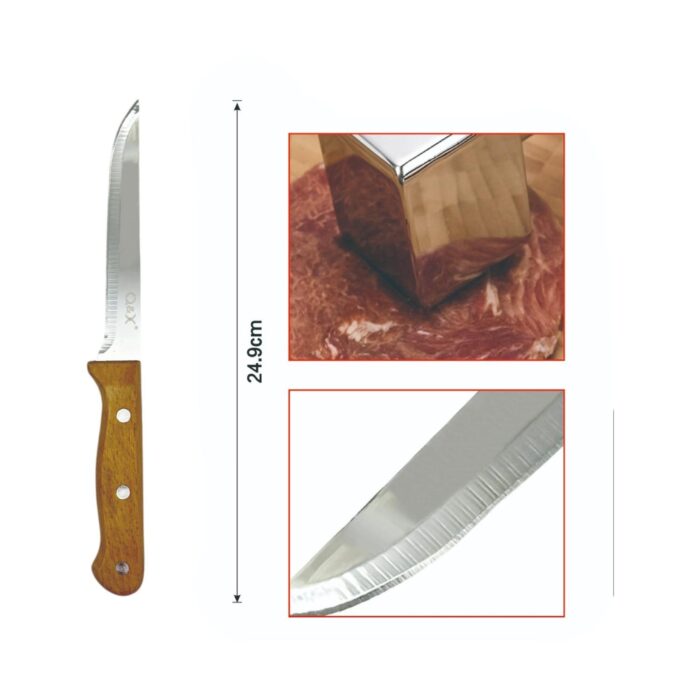 Cuchillo de cocina japonés en roble (17.8 cm) - Imagen 2