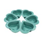 Molde de silicona diseño 6 corazones - 25×4.5 cm - Imagen 3