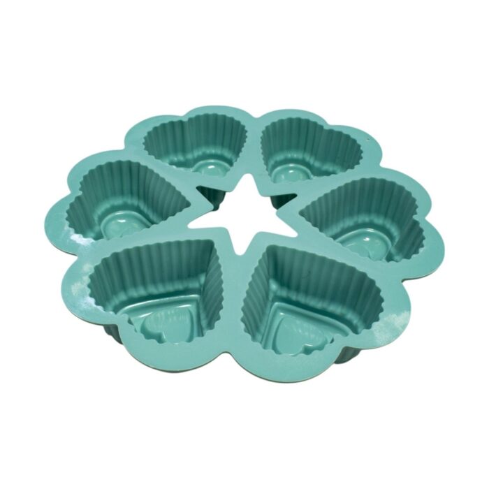 63992840 Molde de silicona diseño 6 corazones - 25×4.5 cm - Imagen 3