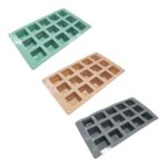 Molde de Silicona 15 hendidura cuadradas 262×150×33 mm