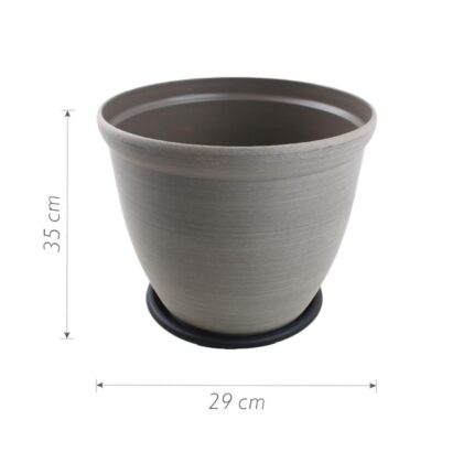 6112LS Maceta de plastico 35 x 29 cm