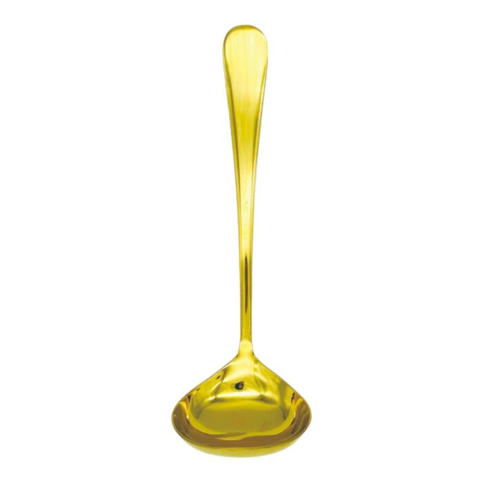 98323820-4a7a-4854-b7c9-053c42cd6d6c.jpg Cucharon para salsa con mango redondo dorado 1PC - Imagen 1