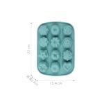 Moldes de silicona con varios diseños 220 x 154 x 26 mm - Imagen 5