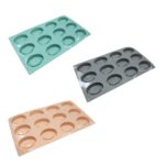 Molde de Silicona para Chocolates Ovalados - 29.5×17×2 cm