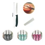 3PCS Cuchillo redondo con filo de luz - Imagen 3