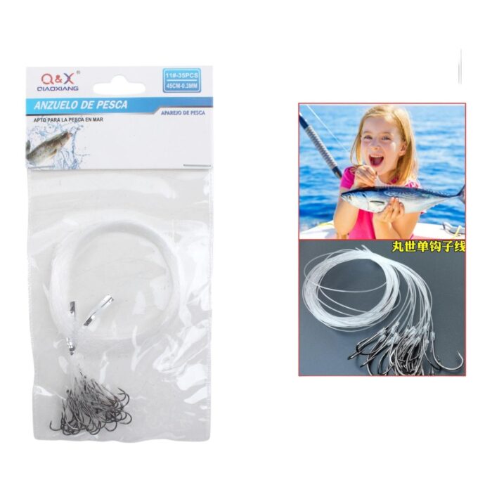 Con Hilo Gancho Maruse 11#-35 Gancho, 45Cm-0.3Mm - Imagen 1