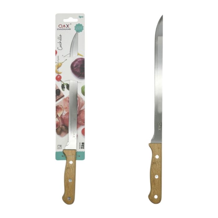 Cuchillo para pan de madera de roble (20.3 cm) - Imagen 1