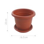 Maceta plastico 22 x 16.5 cm - Imagen 2
