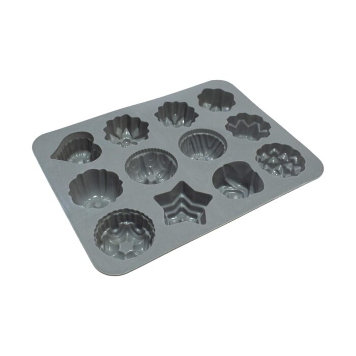 Molde de Silicona para Pasteles con Formas Variadas - 21×16×2.5 cm - Imagen 2