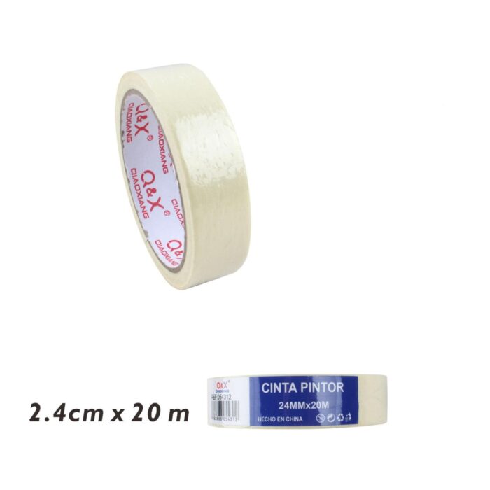 a58e8dae-61de-4315-9a0d-5f0581c479bd.jpg Cinta adhesiva masking tape 2.4 cm x 20 m para pintura y manualidades - Imagen 2